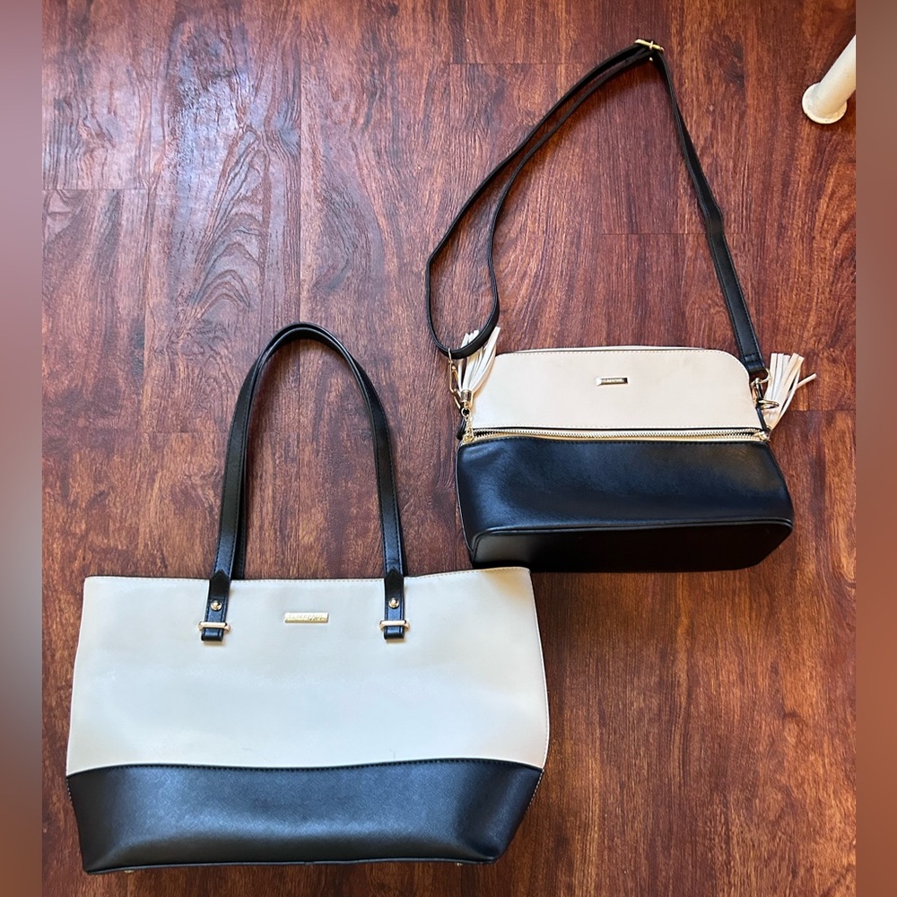 Large tote bag and messenger bag combo
